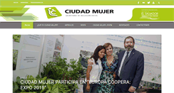 Desktop Screenshot of ciudadmujer.gob.sv
